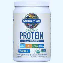 Garden Of Life Organic Vegan Protein Powder - Vanilla - 18oz : Target